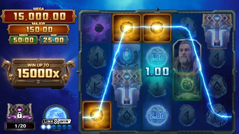 Thunderstruck Wild Lightning vinst