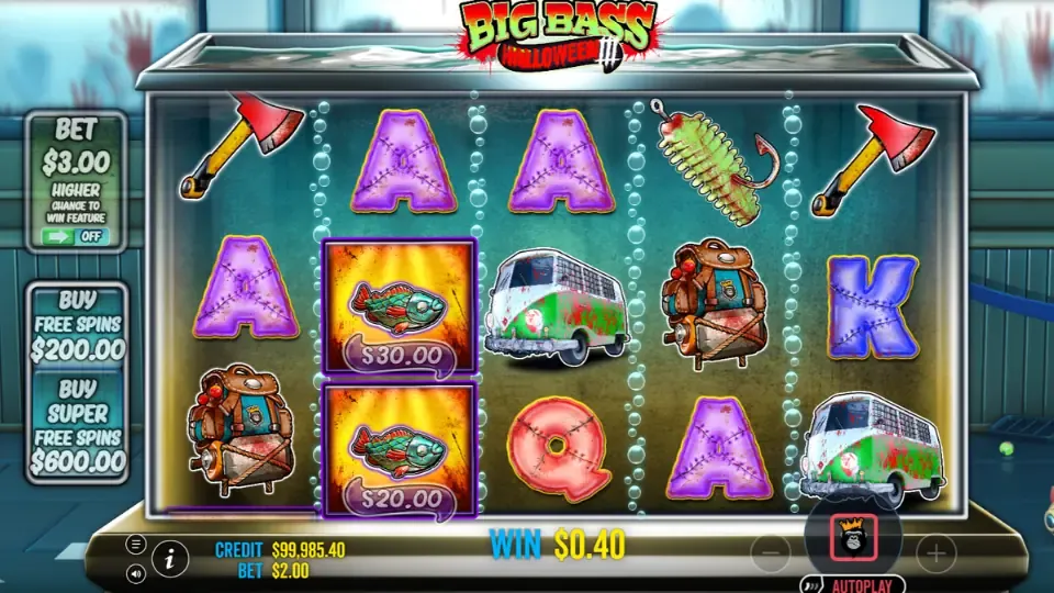 Big Bass Halloween 3 vinst