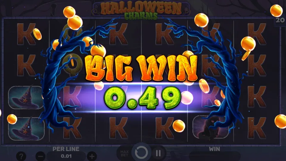 Halloween Charms slot vinst