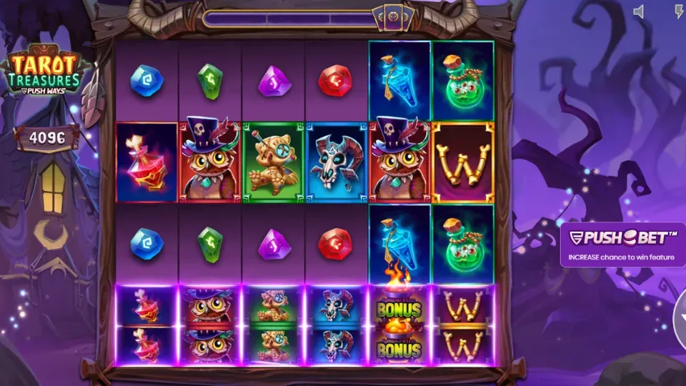 Tarot Treasures spelplan