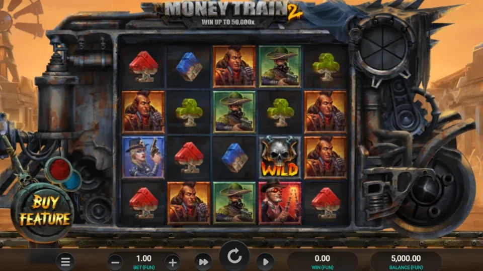 Money Train 2 spelplan