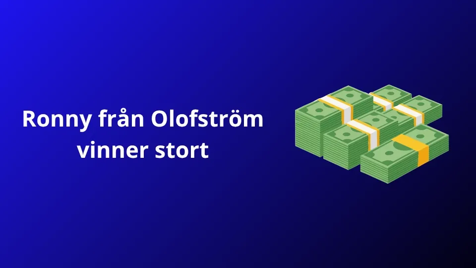 Ronny från Olofström vann 100 000 på Triss i morgonsoffan