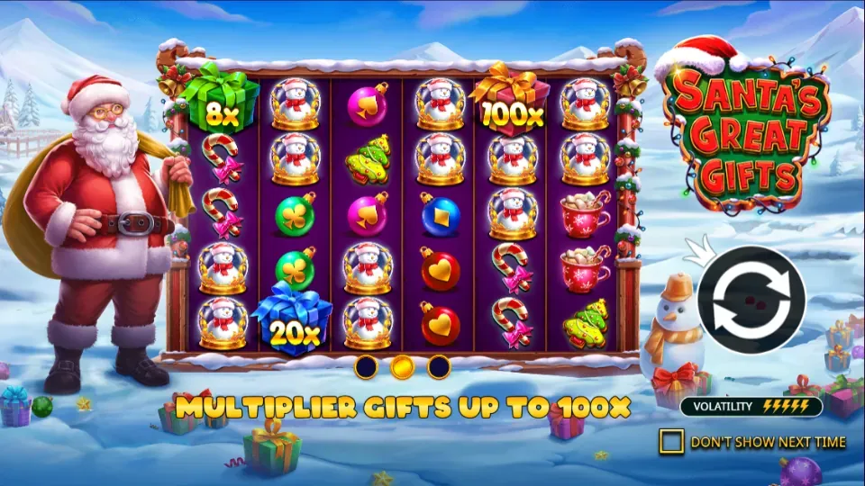 SaSanta’s Great Gifts slot spelplan