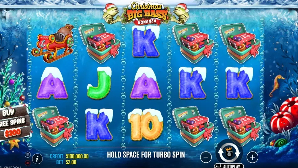 Christmas Big Bass Bonanza spelplan