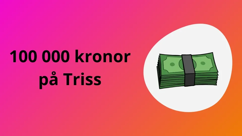 Lube från Klagshamn vann 100 000 kronor